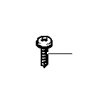Image of Sheet metal screw. 5.5X32MM image for your MINI