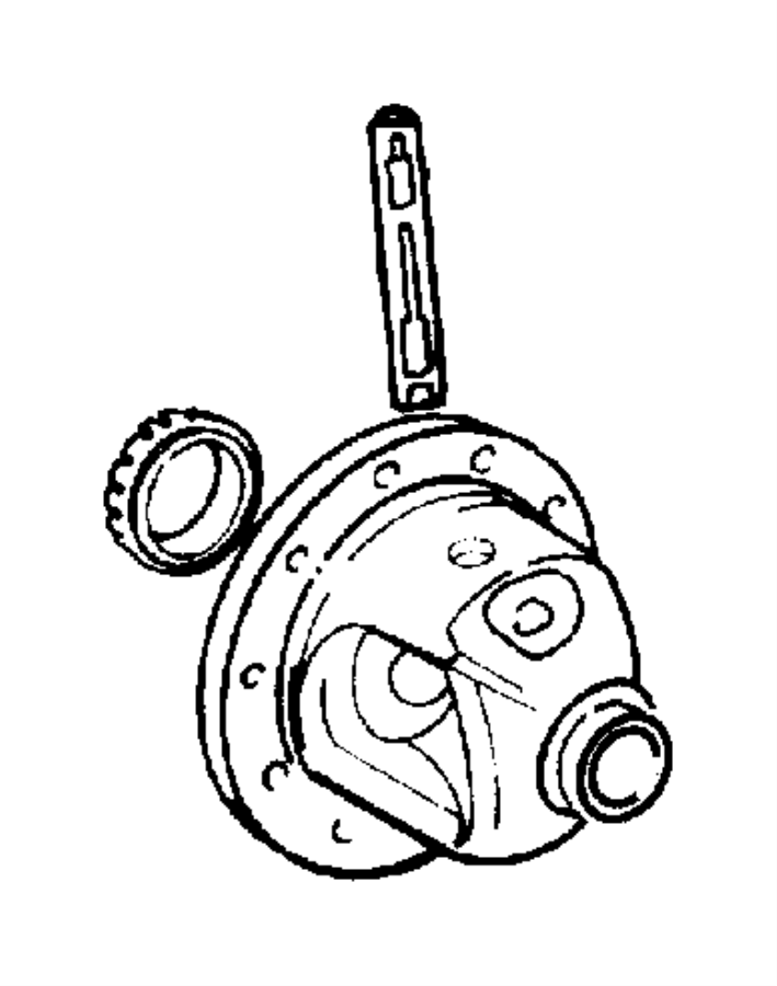 View 68057862AA Differential Pinion Shaft Full-Sized Product Image