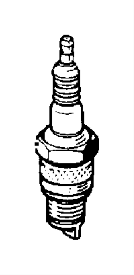 View 68304149AA Spark Plug Full-Sized Product Image
