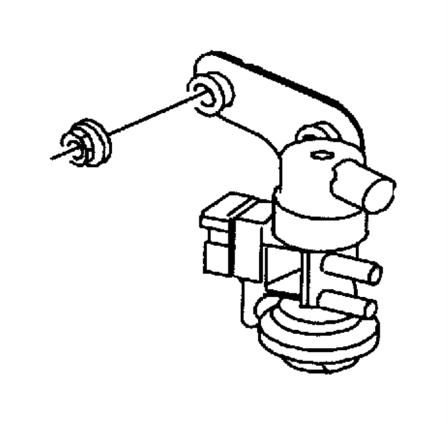 View 53032042AA BRACKET. Vacuum Solenoid.  Full-Sized Product Image