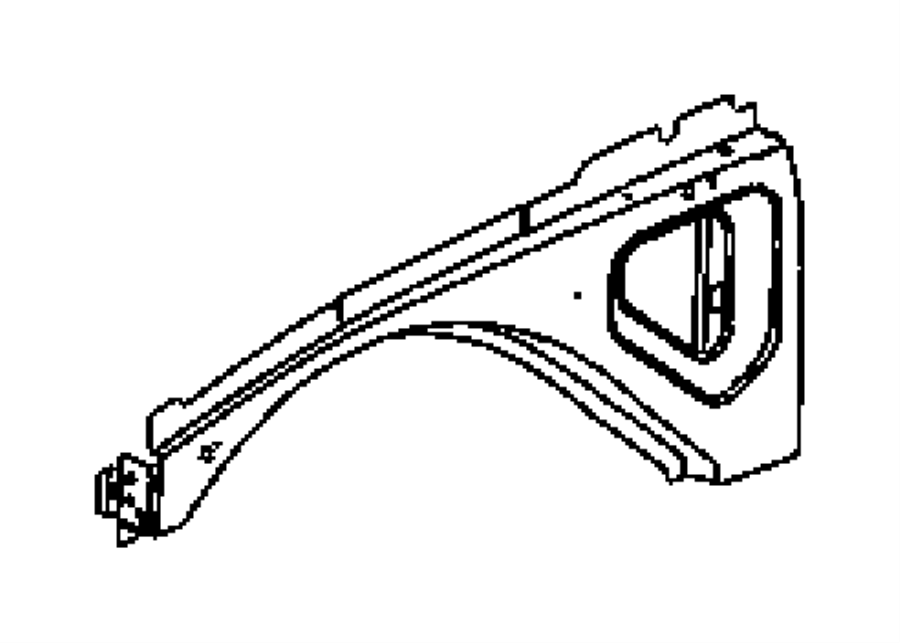 View 05065504AC BEAM. Upper Load Path. Right.  Full-Sized Product Image