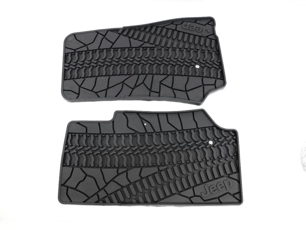 View 82210164aC Front, set of two, Dark Slate Gray, Jeep logo Full-Sized Product Image