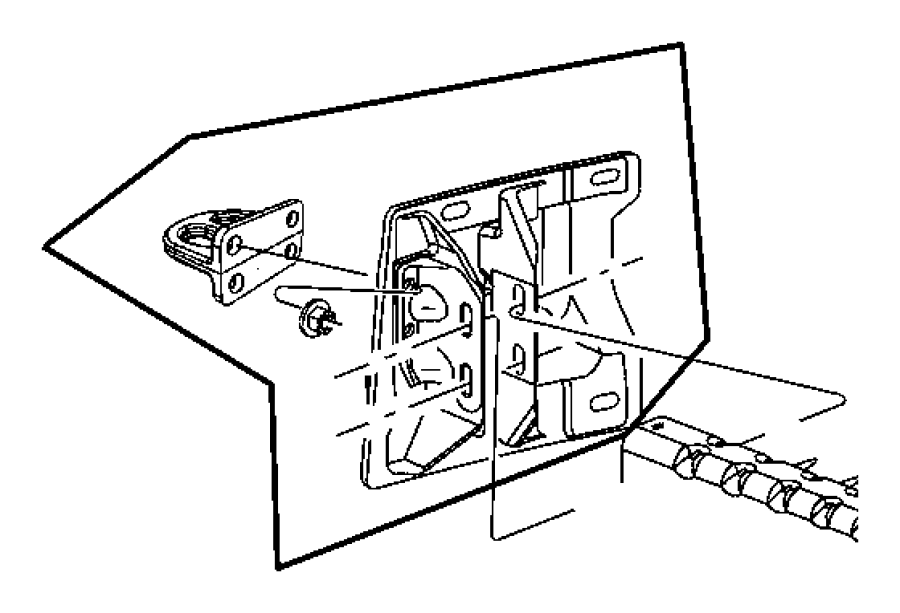 View 68196253AB Bracket. Bumper. (Front, Upper) Full-Sized Product Image