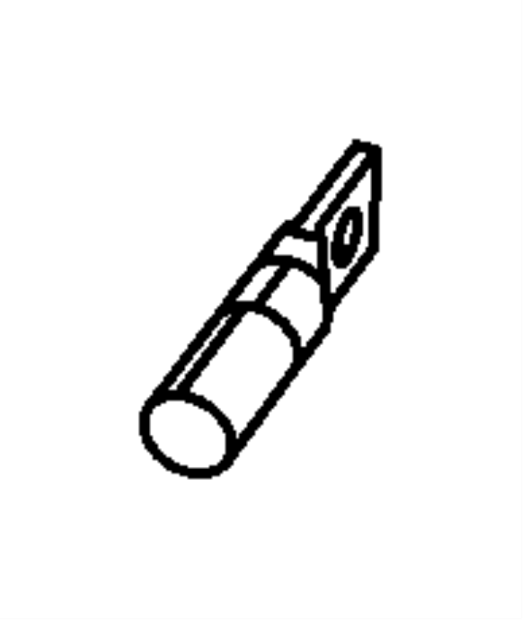 View 52125449AA DAMPER. Stabilizer Bar.  Full-Sized Product Image
