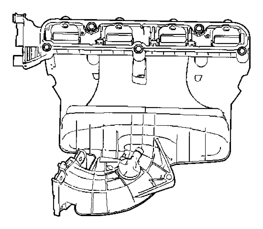 Jeep Patriot Manifold. Intake 04884495AJ Mopar Parts Overstock