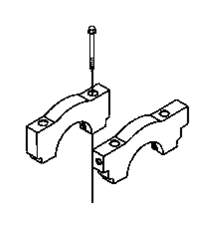 View 6506167AA Engine Crankshaft Main Bearing Cap Bolt Full-Sized Product Image