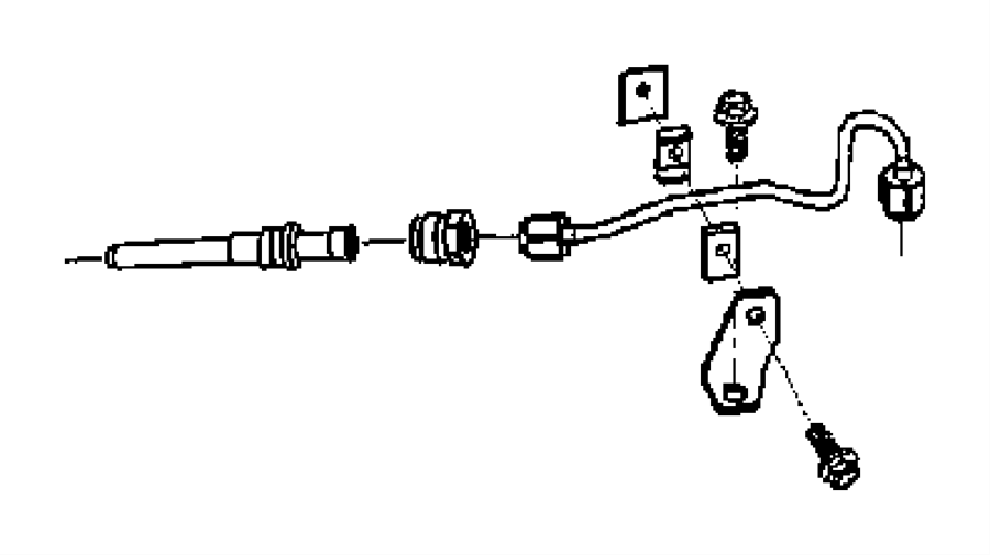 View 05086872AB TUBE. Fuel Injector Supply.  Full-Sized Product Image