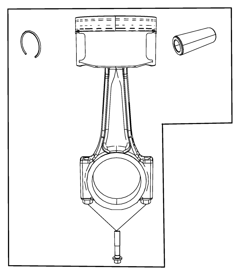View 6509243AA Engine Connecting Rod Bolt Full-Sized Product Image