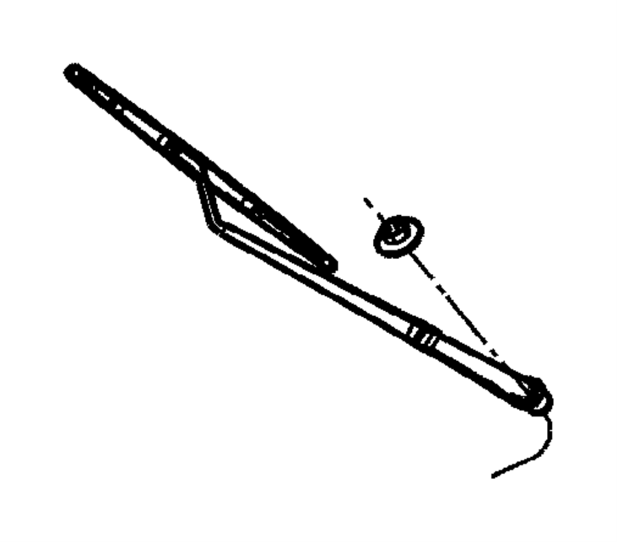 View 05102231AA REFILL. Wiper Blade.  Full-Sized Product Image