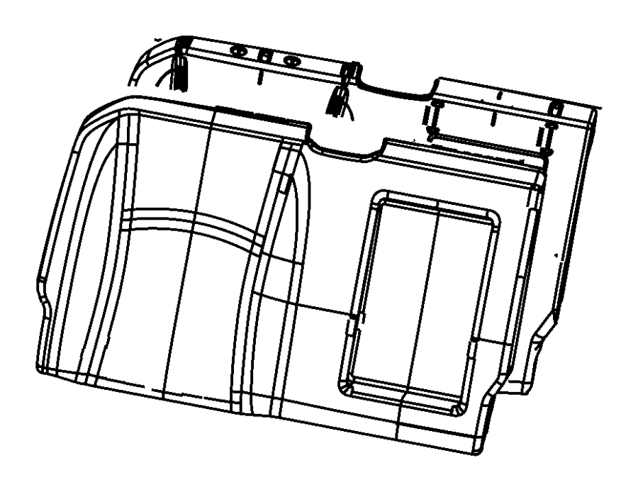 View 68050616AA Seat Back Cushion Full-Sized Product Image