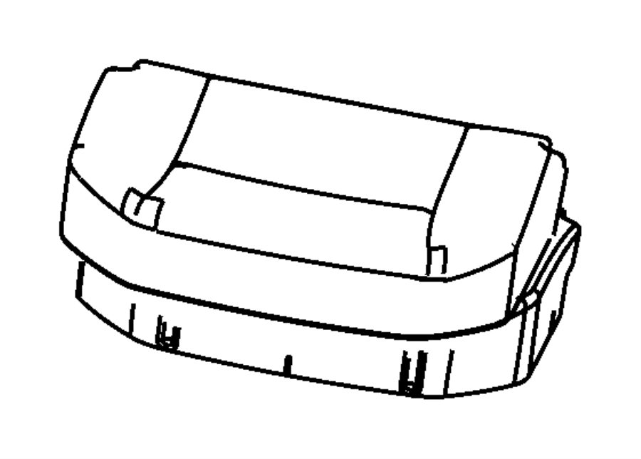 View 68050619AA Seat Cushion Foam Full-Sized Product Image