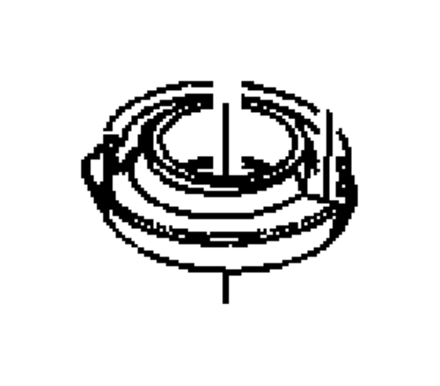 View 4895382AA Insulator. Spring. (Lower) Full-Sized Product Image