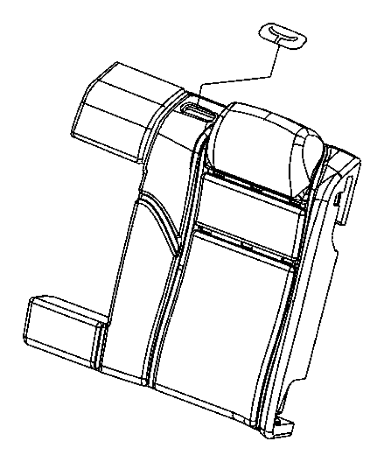 View 1HL331D5AB COVER. Rear Seat Back.  Full-Sized Product Image