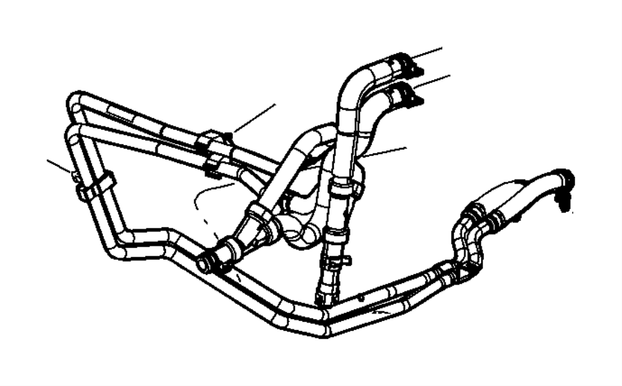 View 4677603AL HVAC Heater Hose Assembly Full-Sized Product Image