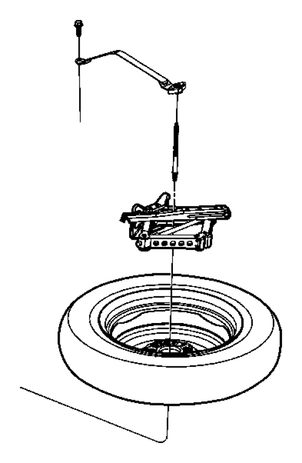View 6105077AA Bolt. Tow. Hook. Screw. (Front) Full-Sized Product Image