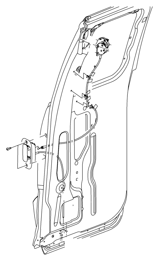 View 55359381AD Door Latch Assembly (Upper, Lower) Full-Sized Product Image