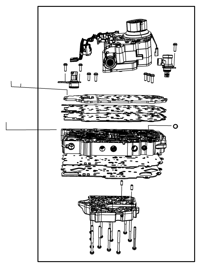 View 05078733AA PLATE. Transmission Valve Body.  Full-Sized Product Image