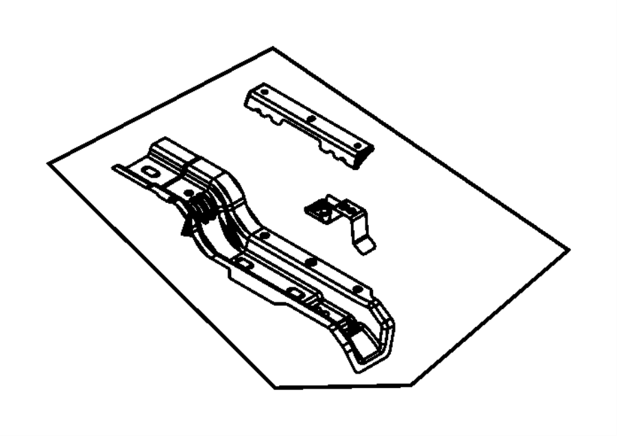 View 55372356AB Floor. REINFORCED. (Front) Full-Sized Product Image