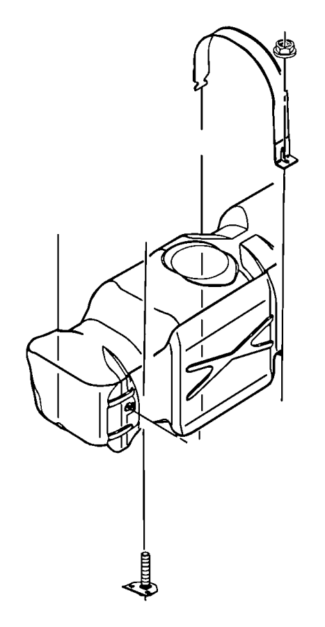 View 06508830AA STUD. Double Ended. M10X1.50X60.00. Strap To Left Frame.  Full-Sized Product Image