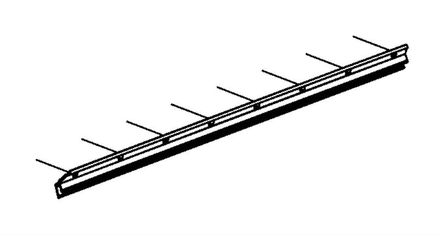 View 55372714AE Seal. Door. (Lower) Full-Sized Product Image