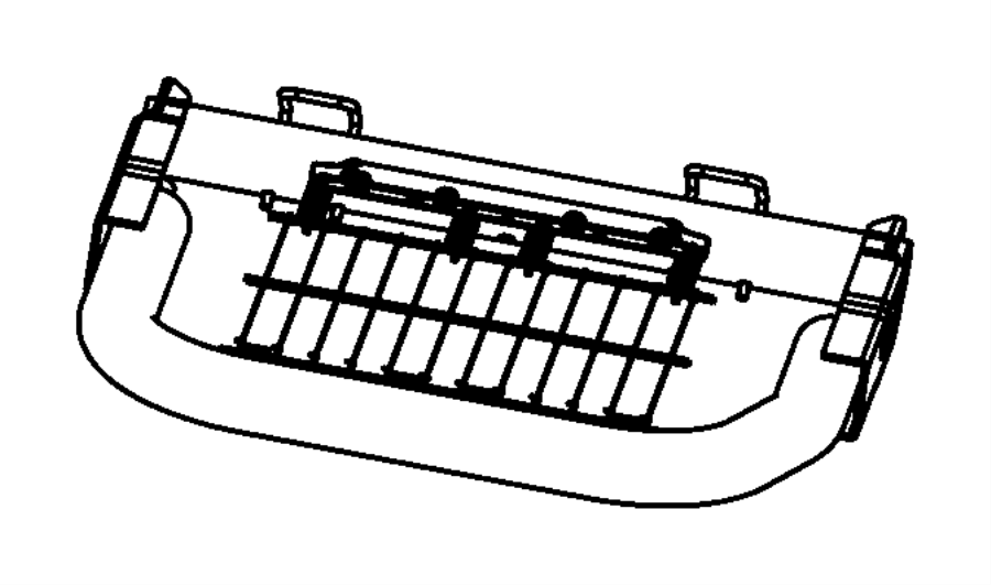 View 68050815AA Seat Frame (Rear) Full-Sized Product Image
