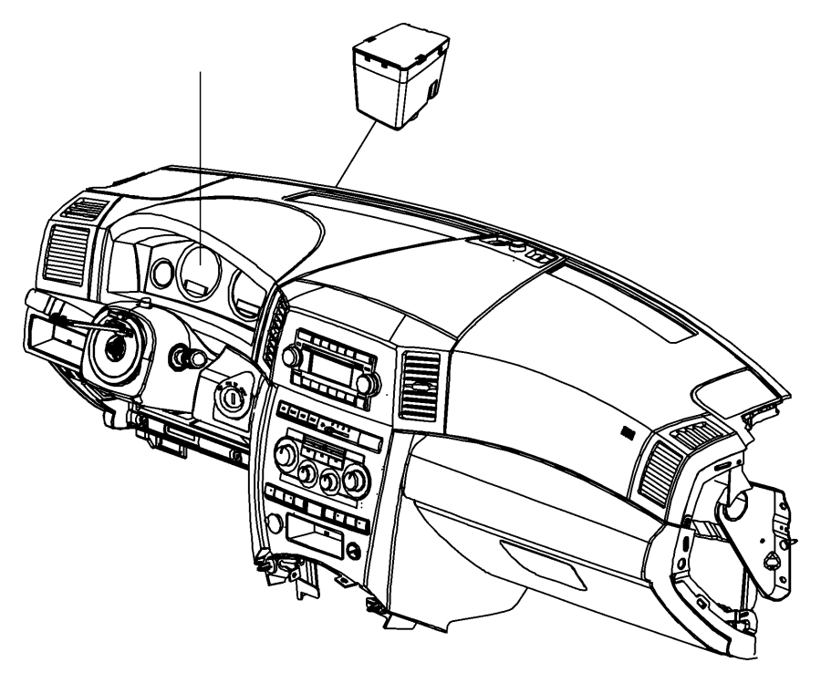 View 05026534AH RECEIVER. Wireless Ignition Node. Export.  Full-Sized Product Image