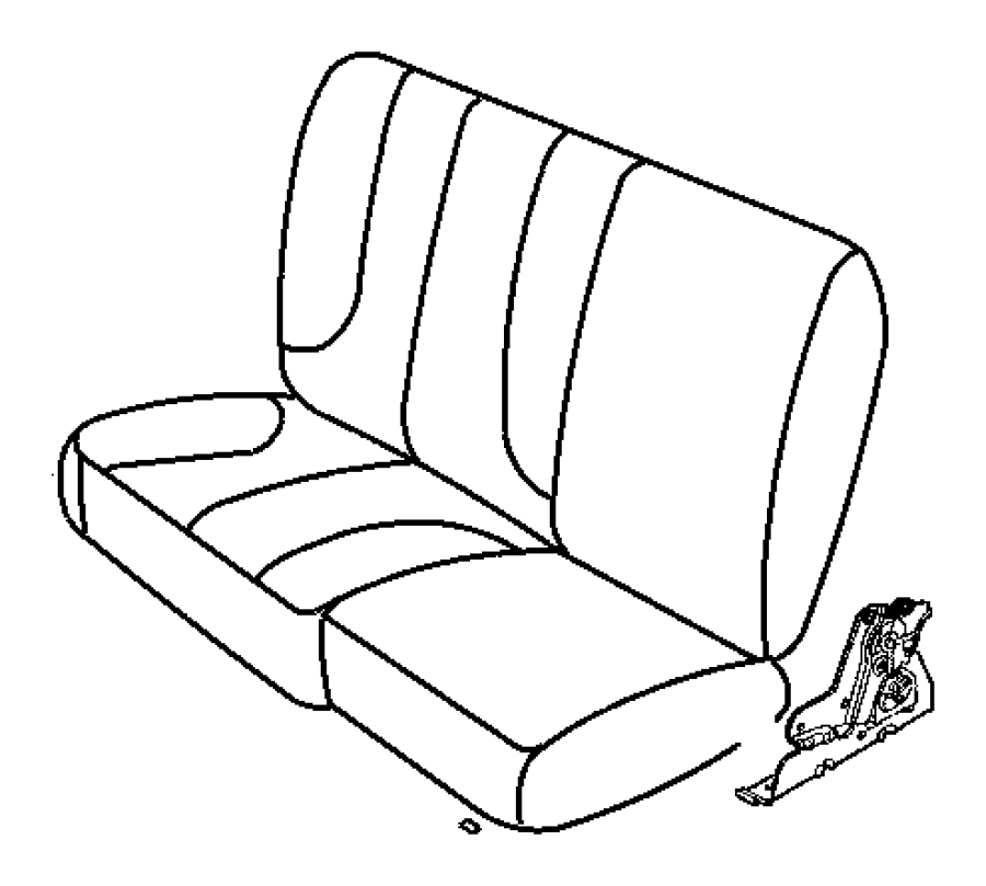 View 1NN53DK2AA Seat Cover (Rear) Full-Sized Product Image