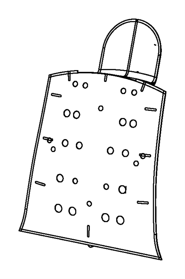 View 4610135AA Seat Heater Pad Full-Sized Product Image