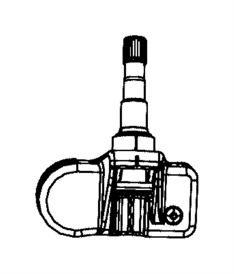 View 1BP00262AA SENSOR. Tire Pressure. bproauto, Export, Magneti Marelli.  Full-Sized Product Image