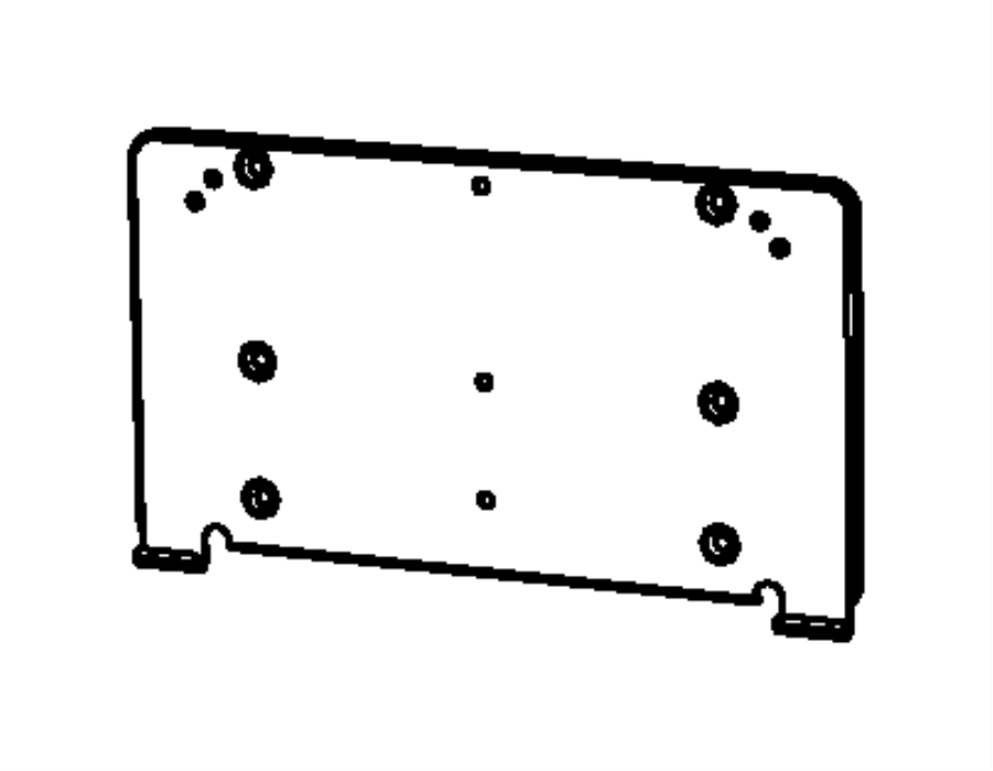 View 68140223AD LICENSE PLATE KIT. Export.  Full-Sized Product Image