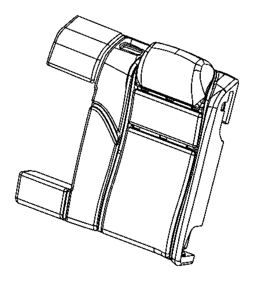 View 68102973AA FOAM. Seat Back.  Full-Sized Product Image