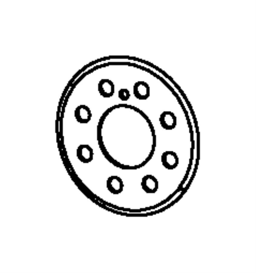 View 04736613AA PLATE. Backing, Flexplate or Flywheel Backing.  Full-Sized Product Image