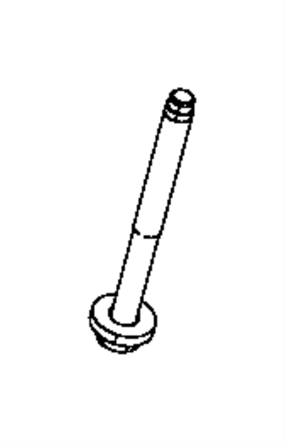View 6510719AA Bolt. Crossmember. Engine. Suspension. Cradle. (Front, Rear) Full-Sized Product Image