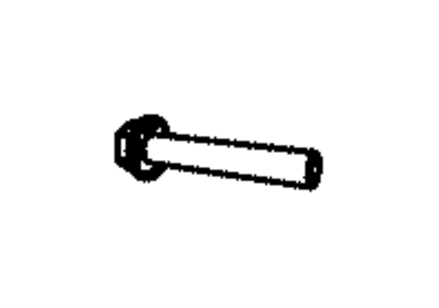 View 6509343AA Suspension Control Arm Bolt (Upper, Lower) Full-Sized Product Image