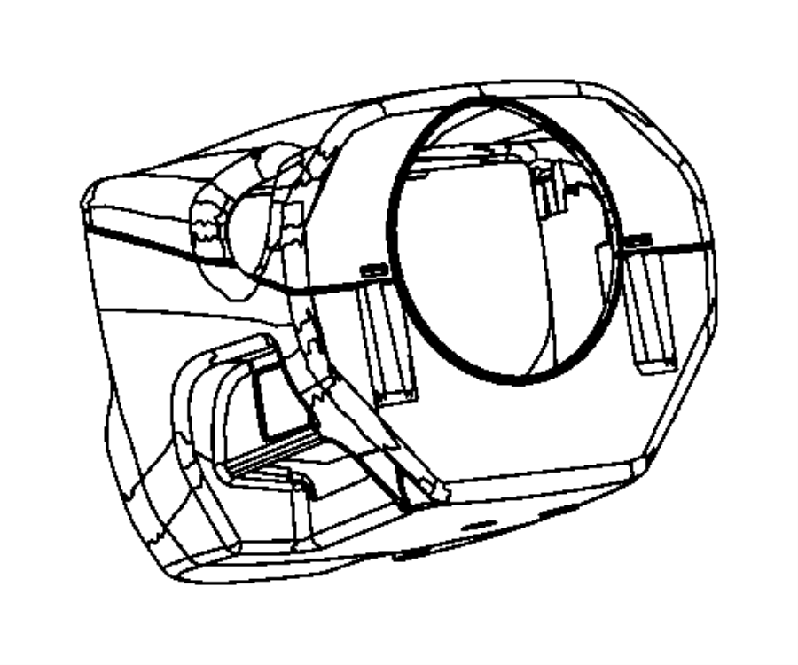 View 1GD32LU7AC Steering Column Cover Full-Sized Product Image