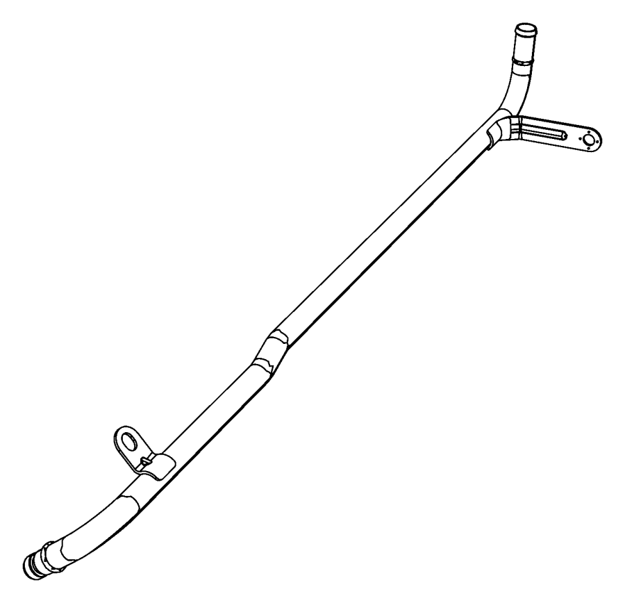 View 5038503AA Engine Coolant Pipe Full-Sized Product Image