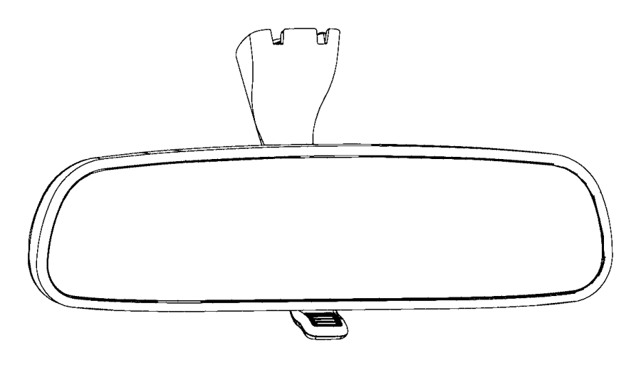 View 57010496AF MIRROR. Inside Rear View.  Full-Sized Product Image