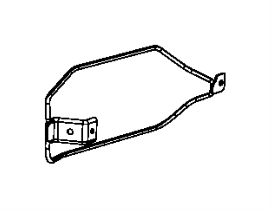 View 68159141AA BRACKET. Seat. Left.  Full-Sized Product Image