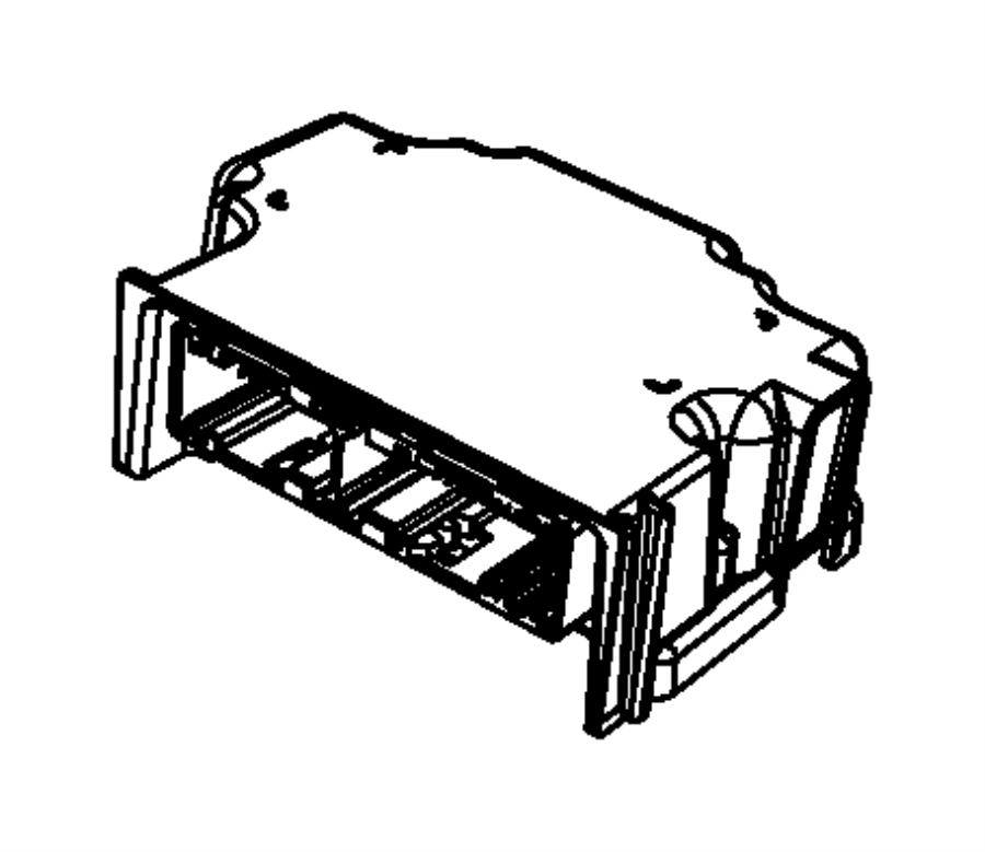 View 68186184AD MODULE. Air Bag Control.  Full-Sized Product Image