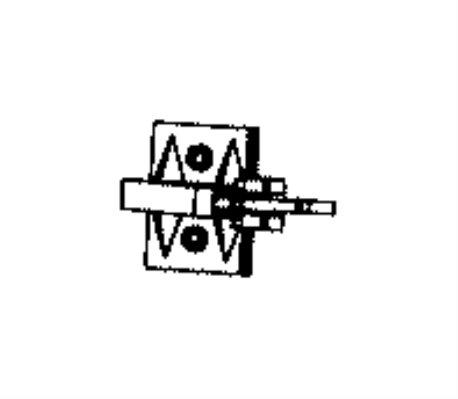 View 68110232AA Folding Seat Latch Full-Sized Product Image