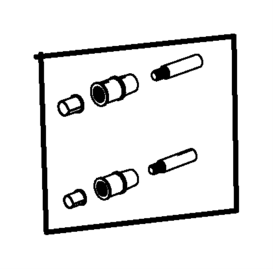 View 68052383AA Disc Brake Caliper Pin Full-Sized Product Image
