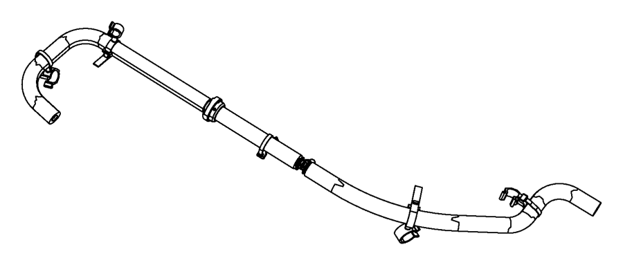 View 04581519AB HOSE. Brake Booster Vacuum.  Full-Sized Product Image