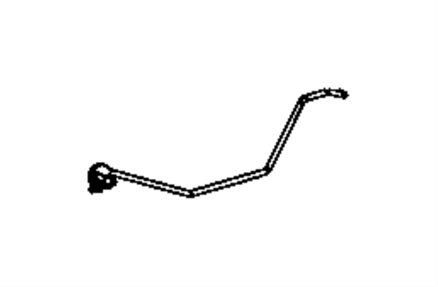 Ram ProMaster Rod. Inside lock to latch. Door, rear, doors 68134553AA