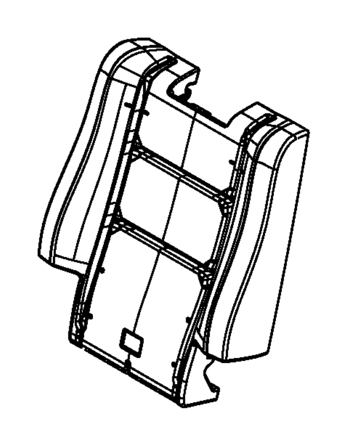 View 68163747AA Seat Back Cushion Full-Sized Product Image