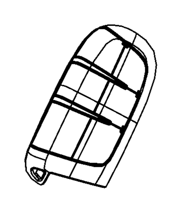 View 68066350AG Keyless Entry Transmitter Full-Sized Product Image