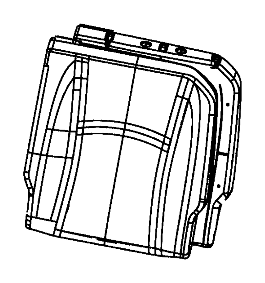 View 5NA53LA8AA Seat Back Cushion Cover (Rear) Full-Sized Product Image