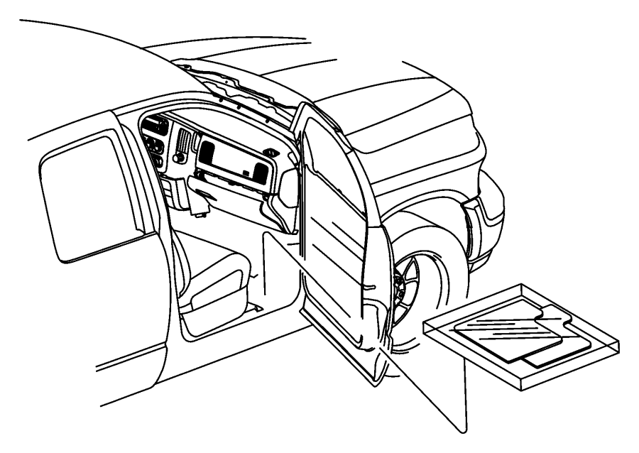 View 1TP72LU7AB MAT KIT. Floor, Floor - Front.  Full-Sized Product Image