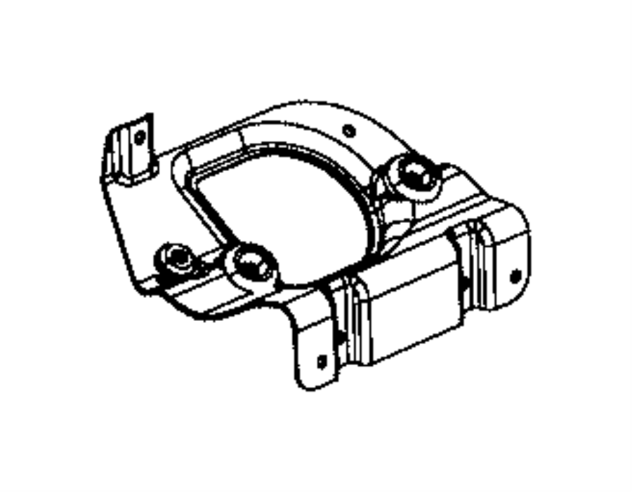 View 4627137AC Air Cleaner Bracket (Lower) Full-Sized Product Image