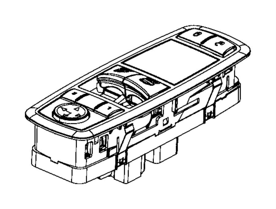 View 68620451AA Door Window Switch (Front) Full-Sized Product Image