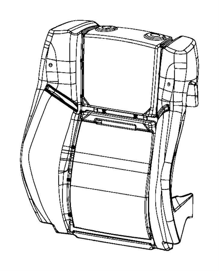 View 68156158AC FOAM. Seat Back. Right.  Full-Sized Product Image